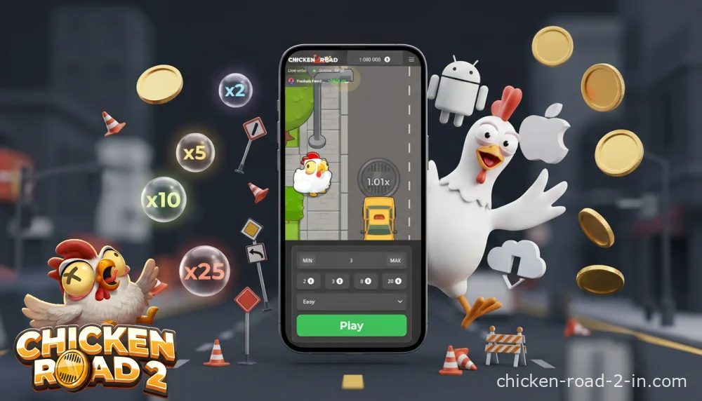 Download the Chicken Road 2 mobile app for Android and iOS in India